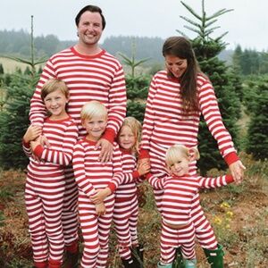 Adult Striped Long John Pajama Top